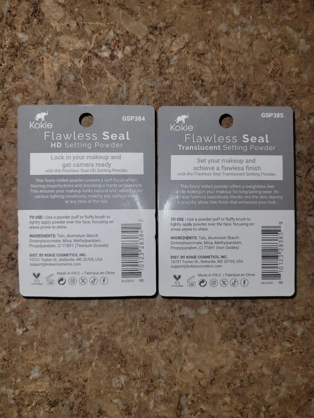 Kokie Flawless Seal Setting Powder Duo